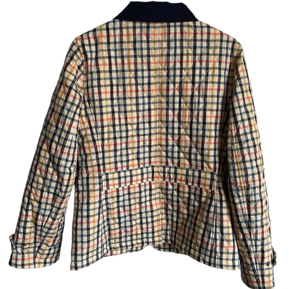 Talbots Plaid Barn Coat/Jacket Size M - Picture 2 of 9